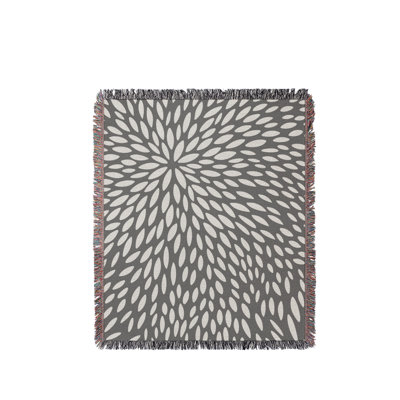 Addy Floral  Cotton Throw Blanket