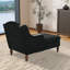 Chaise longue d'intérieur en chenille-496345001