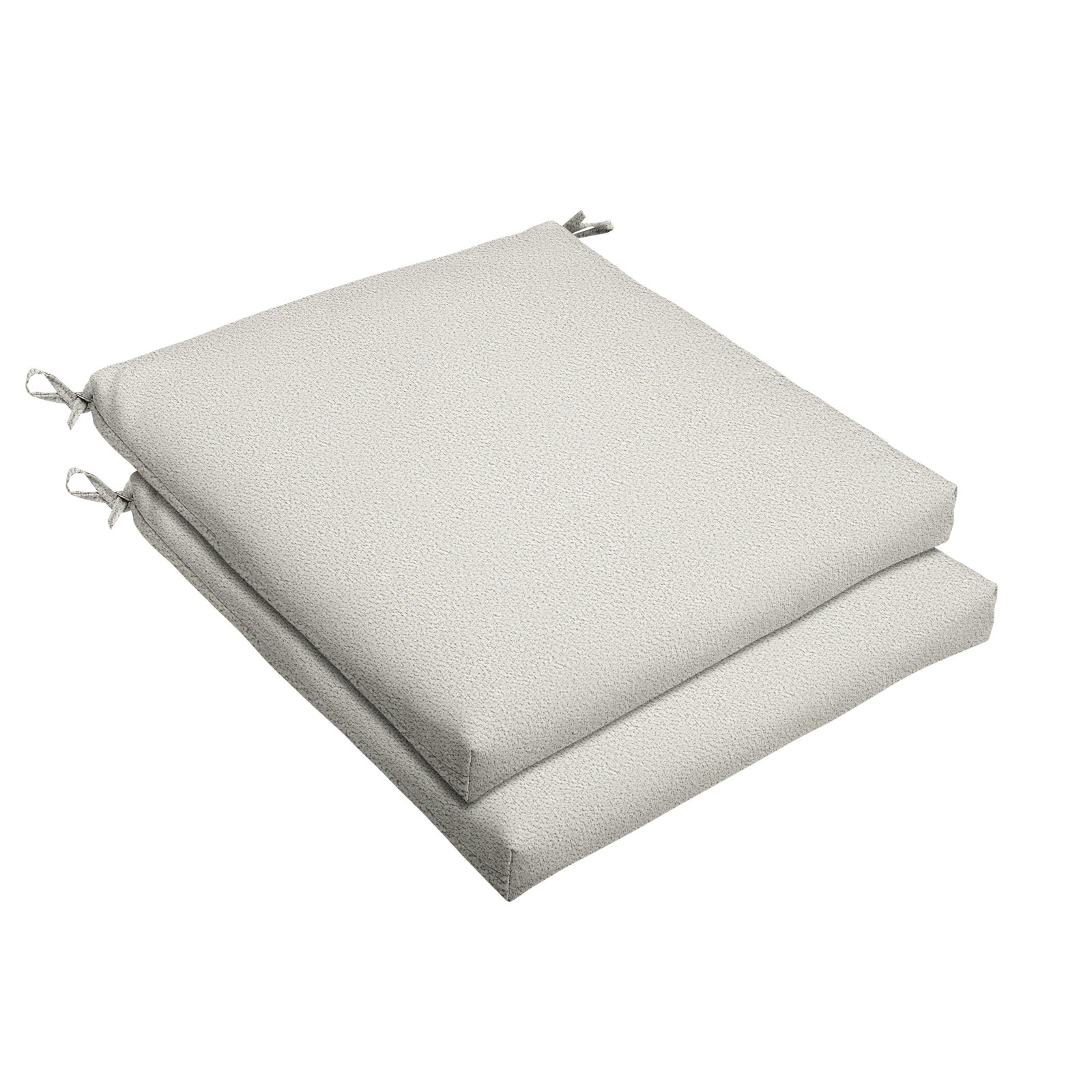 Outdoor Dining Chair Cushion, Cream, 19" x 19"