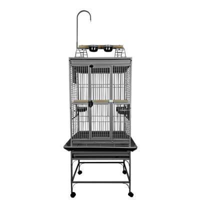 Medium Play top Bird Cage Platinum