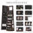 Modern Pure Triangular Jewelry Armoire With Full-Length Mirror-98969553