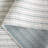 909 Hand Woven Cotton/Wool Striped Rug in Turquoise/Ivory-1942738826