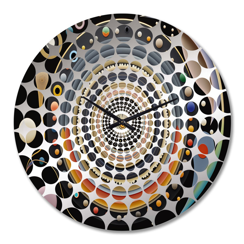 Clearock - Horloge murale géométrique abstraite, Grand
