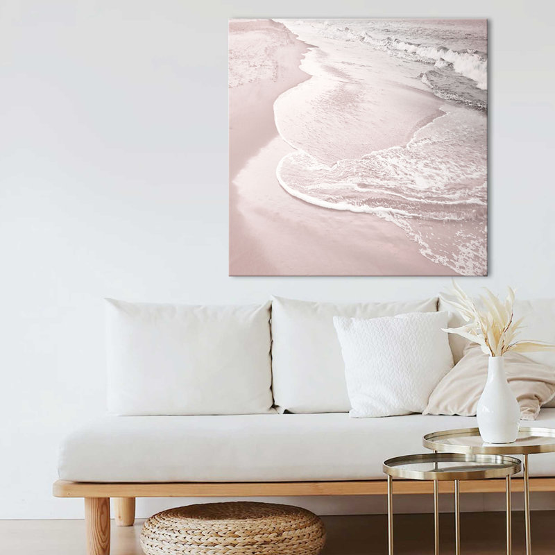 "Corolla Soft Serenity" par Natalie Carpentieri, reproduction sur toile, H 18 po x l 18 po x P 1 po