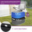 Siège de toilette allongé 6,34 GPF inclus