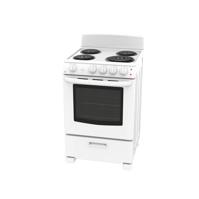 24" 2.9 cu ft. Slide-in Electric Range
