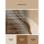 Tapis ombré contemporain Wynsum lavable à la machine en brun - reliure beige-1388971409