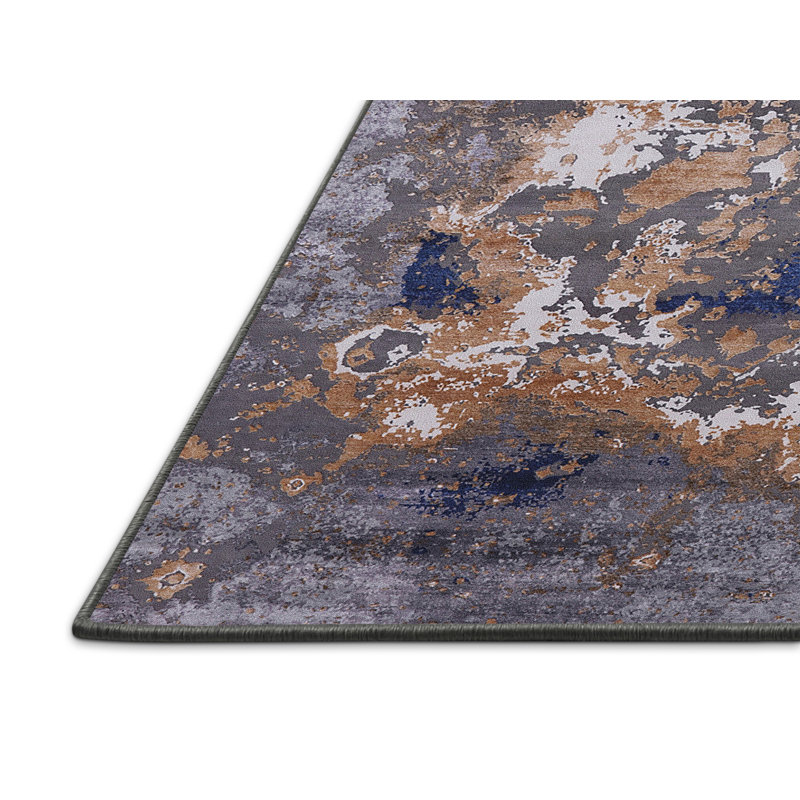 Tapis abstrait gris, Rectangle 2 pi x 4 pi