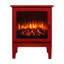 Foyer électrique 18 po Classic Classic Red-703658531