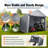 Heavy Duty 7 ft. W x 12 ft. D Polyethylene Portable Storage Shed-111465791