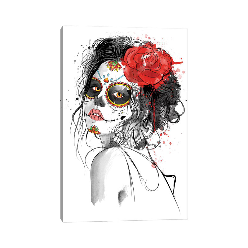 Día De Los Muertos by Antonio Camarena - Print on Canvas, Wrapped Canvas, 101.6cm H x 66.04cm W x 1.91cm D