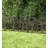 18'' H x 86'' W Metal Garden Edging with Tree of Life Design