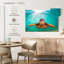 Tortue verte de Maui sur toile-1325578237