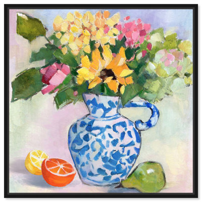 Peinture de fruits tournesol moderne - cadre photo