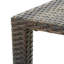Table d'appoint en osier / rotin