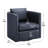 Riona Midnight Swivel Barrel Chair-92973430