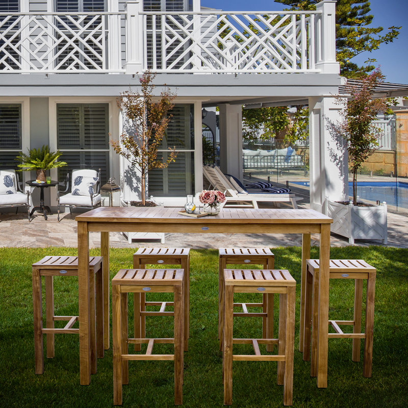 Ensemble bistro rectangulaire pour 6 personnes, P 35,5 po x l 63 po x H 43 po
