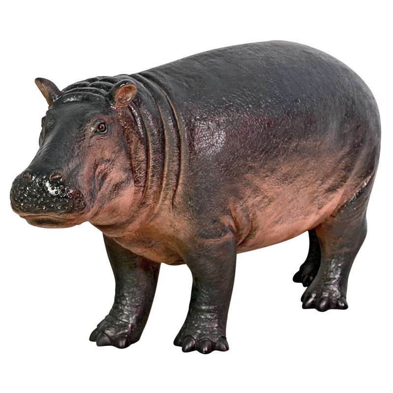 Statue Bobo le bébé hippopotame