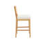 Upholstered Counter Stool with Solid Wood Frame-1456267478-1456267476