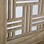 Wolfsberg 120cm W x 170cm H 3 - Panel Solid Wood Folding Room Divider