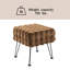 Tabouret en fausse fourrure-88123393