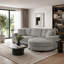 Canapé-lit modulaire rembourré en velours Corduroy-163659761