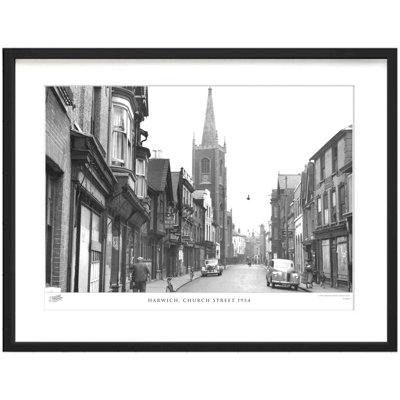 Harwich, Church Street 1954 by Francis Frith - Single Picture Frame Print