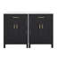 Meuble-lavabo moderne de 48 pouces avec lavabo en céramique, tiroir rabattable, tablettes de porte à double couche-674689482
