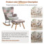 Fabric Rocking Chair-1484965622