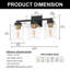Luminaire de meuble-lavabo industriel avec abat-jour carré-1237917621