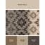 Tapis marocain d'inspiration mondiale lavable à la machine Manhasset - reliure beige-246525705