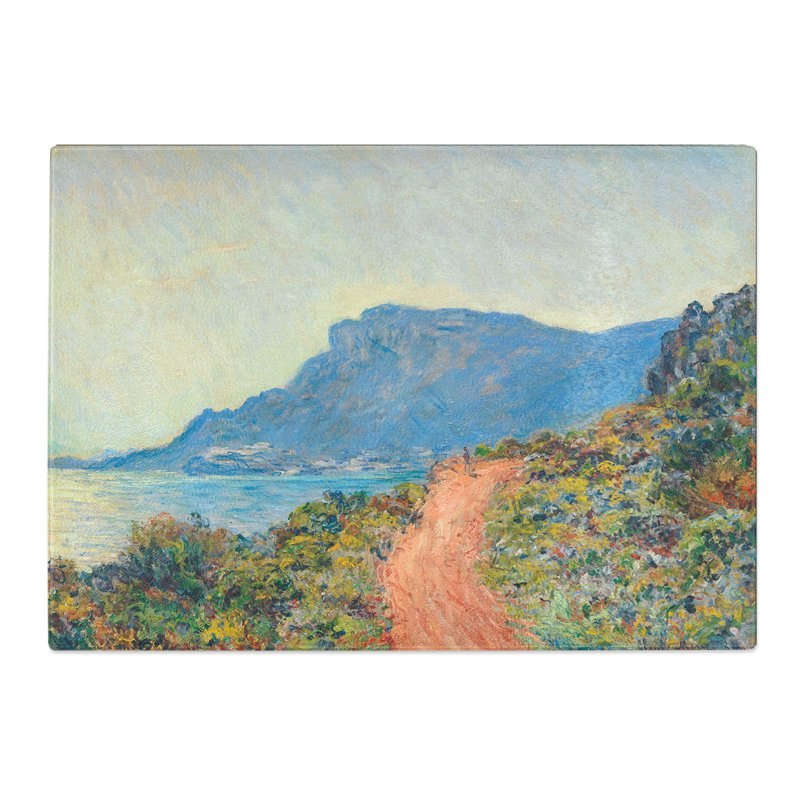 La Corniche Near Monaco by Claude Monet Chopping Board, 0.4cm H x 28.5cm W x 39cm L
