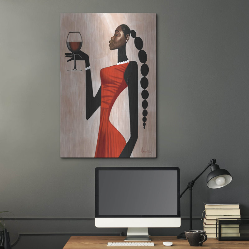  «Toast Woman» par Manasseh Johnson, art mural en métal, 24 po x 36 po, H 36 po x l 24 po
