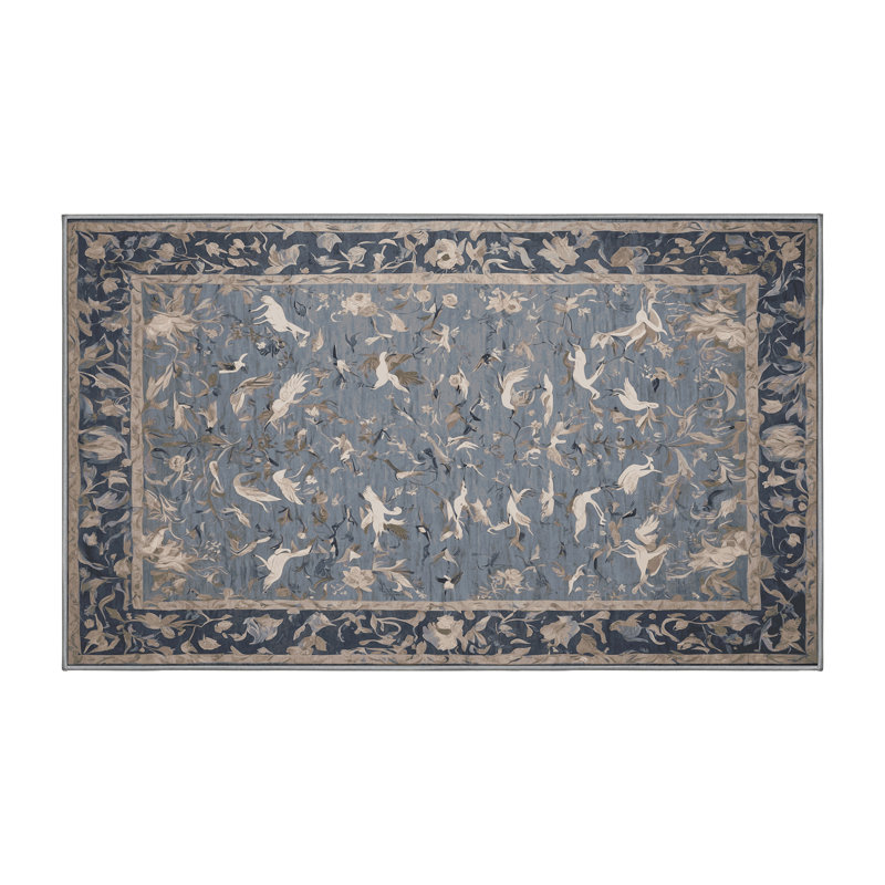 Tapis gris lavable à la machine