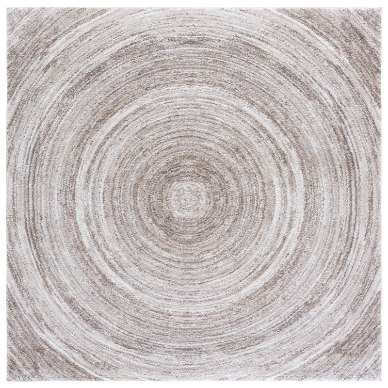 Northport Performance Abstract Rug, Square 6'7"