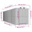 Remise de rangement traditionnelle en acier l 6,3 pi x P 19,88 pi-88445673-115996676