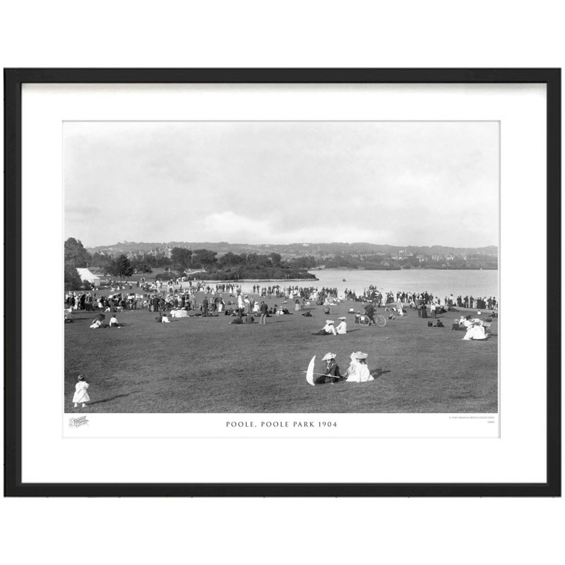 Poole, Poole Park 1904 by Francis Frith - Single Picture Frame Print, 45cm H x 60cm W x 2.3cm D