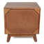 Table de chevet en bois: commode rustique avec éclat Live-Edge, table de chevet 21,5 x 16,5 x 23