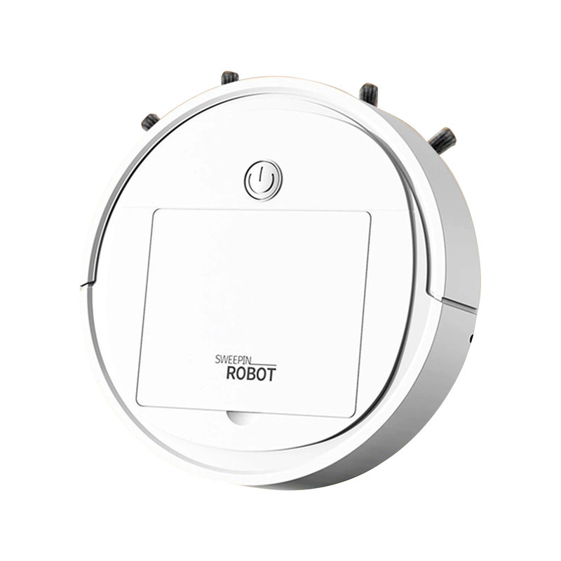 Aspirateur intelligent de nettoyage entièrement automatique USB, White