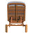 Adjustable Patio Chaise Lounges, Acacia Wood Modern Poolside Chair
