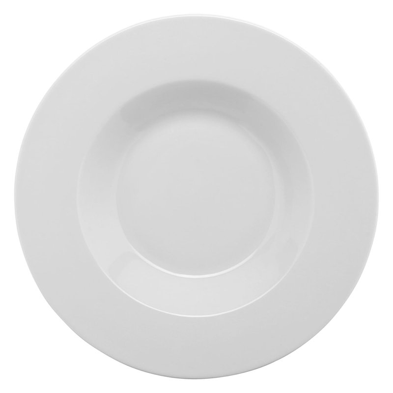 G.E.T. High-Strength Porcelain Pasta Bowl, 23 Ounce, White (Set of 1)