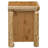 Fireside Lodge Cedar Log Three Drawer Nightstand - Natural-14234379