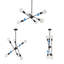Lustre sphérique spoutnik à 6 lumières Meeks