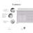 Derby 72" Carrara White Marble Countertop Bath Vanity with Faucet and Mirror-28893361