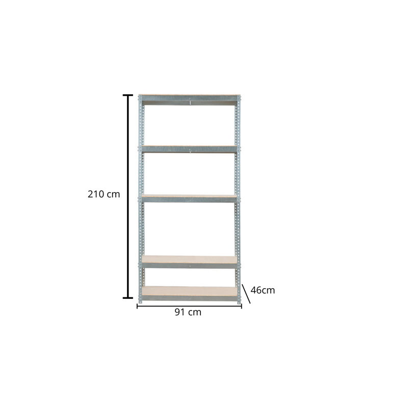 90 cm W Adjustable Height Shelving Unit
