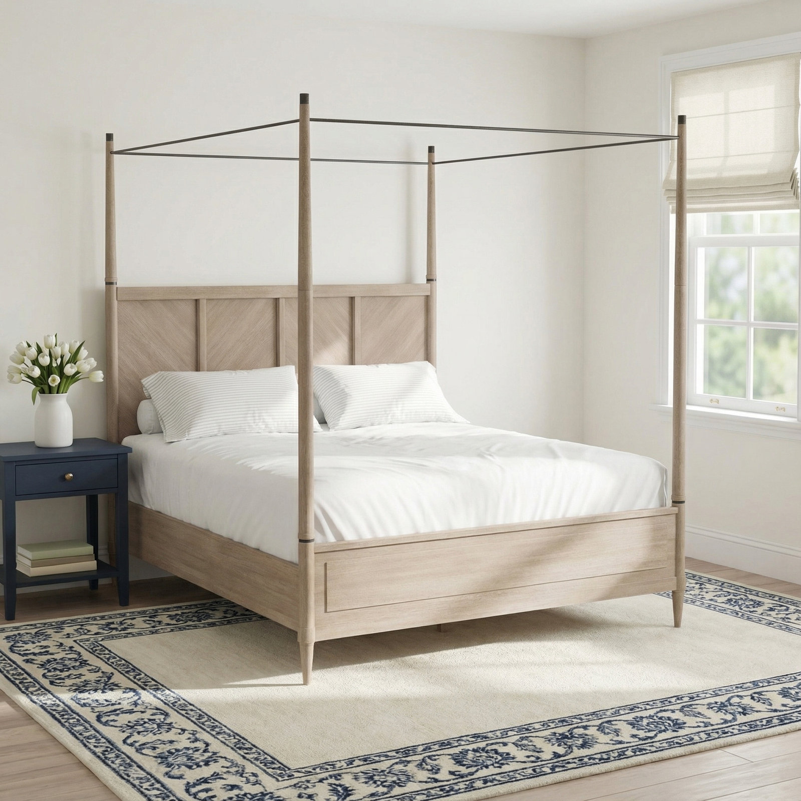 Leflore Canopy Bed, Queen