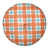 Blanc / turquoise / orange