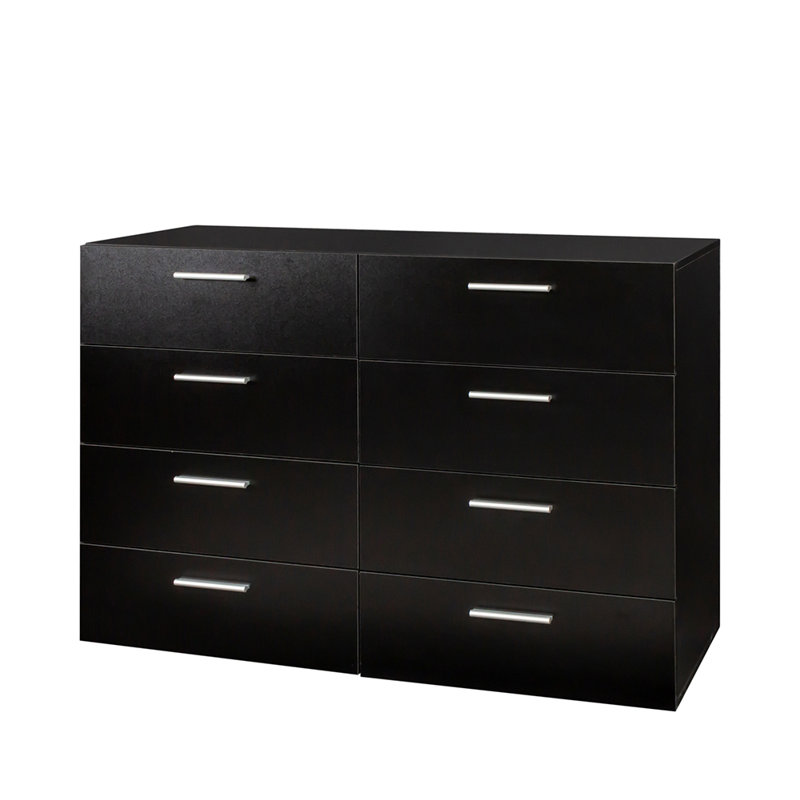 Commode double 8 tiroirs pour chambre à coucher