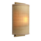 Riley Raffia 1-Light Wall Sconce