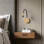 UltraBeam 3 Watt LED Beech Wood Wall Mounted Bedside  Reading Lamp 